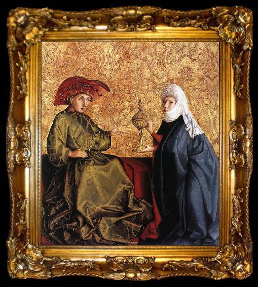 framed  WITZ, Konrad King Solomon and the Queen of Sheba qr, ta009-2
